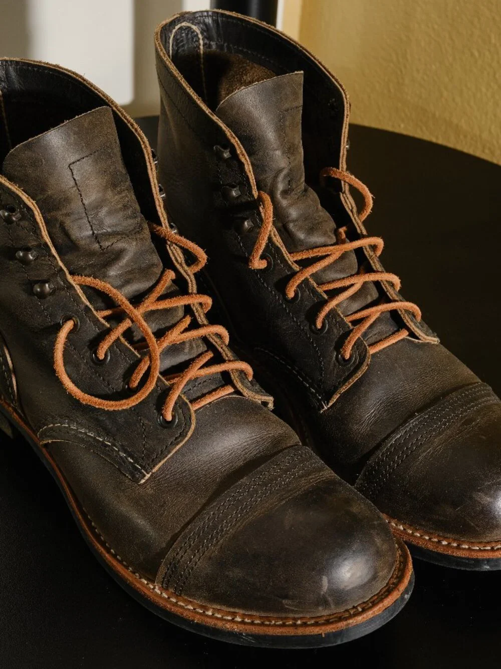 Red Wing Iron Ranger 8086 Charcoal Rough & Tough Boots 10.5D